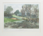 Lithographic Print Of Wentworth Golf Club