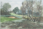Lithographic Print Of Wentworth Golf Club
