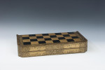 Oriental Black And Gold Backgammon And Chess Board