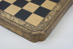 Oriental Black And Gold Backgammon And Chess Board