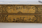 Oriental Black And Gold Backgammon And Chess Board