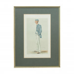 Cricket Print, Vanity Fair, The Demon Bowler
