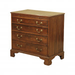 Georgian Mahogany Bachelors Chest Of Drawers