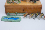 Antique Coffee Table Horse Racing Steeplechase Game