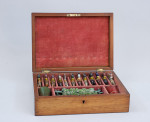 Antique Coffee Table Horse Racing Steeplechase Game