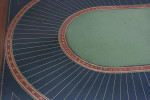 Antique Coffee Table Horse Racing Steeplechase Game
