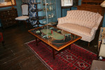 Antique Coffee Table Horse Racing Steeplechase Game