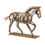 Metal Horse Sculpture, Garden Ornament