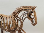Metal Horse Sculpture, Garden Ornament