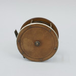 Antique Salmon Fishing Reel In Brass And Bakelite By Carter & Sons