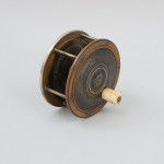 Antique Salmon Fishing Reel In Brass And Bakelite By Carter & Sons