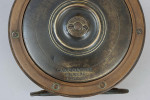Antique Salmon Fishing Reel In Brass And Bakelite By Carter & Sons