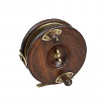 Mahogany Starback Fishing Reel With Brass Fittings