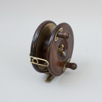 Mahogany Starback Fishing Reel With Brass Fittings