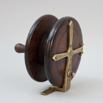 Mahogany Starback Fishing Reel With Brass Fittings