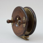 Mahogany Starback Fishing Reel With Brass Fittings