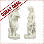 Pair Of Parian Figures, Young England & Young England's Sister
