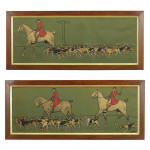 Pair Of Equestrian Hunting Prints By Cecil Aldin, The Huntsman and The Whip