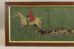 Pair Of Equestrian Hunting Prints By Cecil Aldin, The Huntsman and The Whip