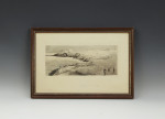 Antique Golf Scene, Clifftop Golf.