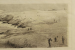 Antique Golf Scene, Clifftop Golf.