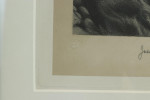 Antique Salmon Fishing Engraving, Salmon Fishing On The Dee By Joseph Farquharson