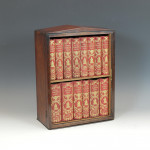 PETER PARLEY'S TALES - Complete 14-Volume "Library of Instruction" in the Original Glazed Bookcase