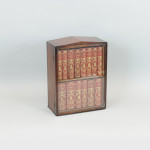 PETER PARLEY'S TALES - Complete 14-Volume "Library of Instruction" in the Original Glazed Bookcase