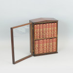 PETER PARLEY'S TALES - Complete 14-Volume "Library of Instruction" in the Original Glazed Bookcase