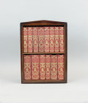 PETER PARLEY'S TALES - Complete 14-Volume "Library of Instruction" in the Original Glazed Bookcase