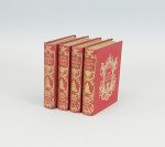 PETER PARLEY'S TALES - Complete 14-Volume "Library of Instruction" in the Original Glazed Bookcase