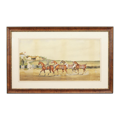 Equestrian Watercolour Painting Henry William Standing (British, 1894-1931)
