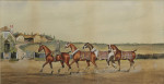 Equestrian Watercolour Painting Henry William Standing (British, 1894-1931)