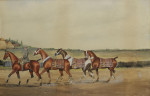 Equestrian Watercolour Painting Henry William Standing (British, 1894-1931)