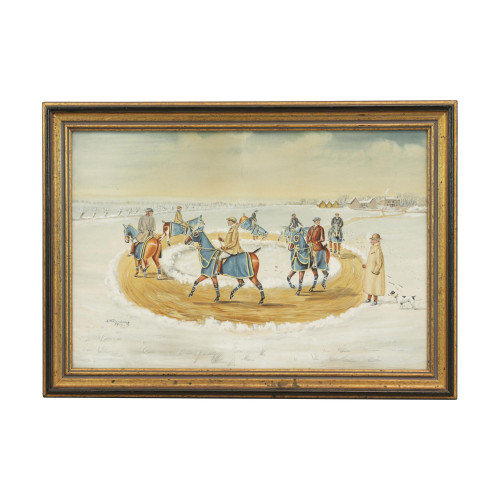 Equestrian Watercolour Painting By Henry William Standing (British, 1894-1931)
