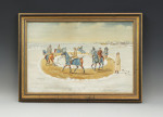 Equestrian Watercolour Painting By Henry William Standing (British, 1894-1931)
