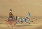 Equestrian Watercolour Painting By Henry William Standing