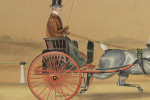 Equestrian Watercolour Painting By Henry William Standing