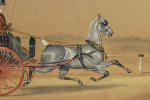 Equestrian Watercolour Painting By Henry William Standing