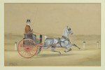 Equestrian Watercolour Painting By Henry William Standing