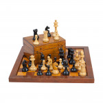 Chess Set, Staunton Type In Box