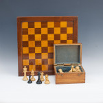 Chess Set, Staunton Type In Box