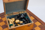 Chess Set, Staunton Type In Box
