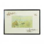 Signed Snaffles Pig Sticking Print - Finest View In Asia