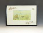 Signed Snaffles Pig Sticking Print - Finest View In Asia