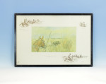 Signed Snaffles Pig Sticking Print - Finest View In Asia
