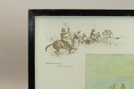 Signed Snaffles Pig Sticking Print - Finest View In Asia