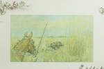 Signed Snaffles Pig Sticking Print - Finest View In Asia
