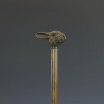 Antique Walking Stick with Hare Handle