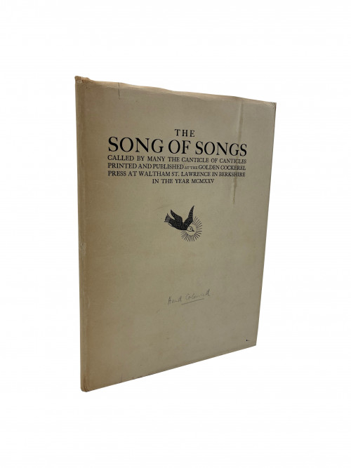 The Song of Songs Called By Many the Canticle of Canticles